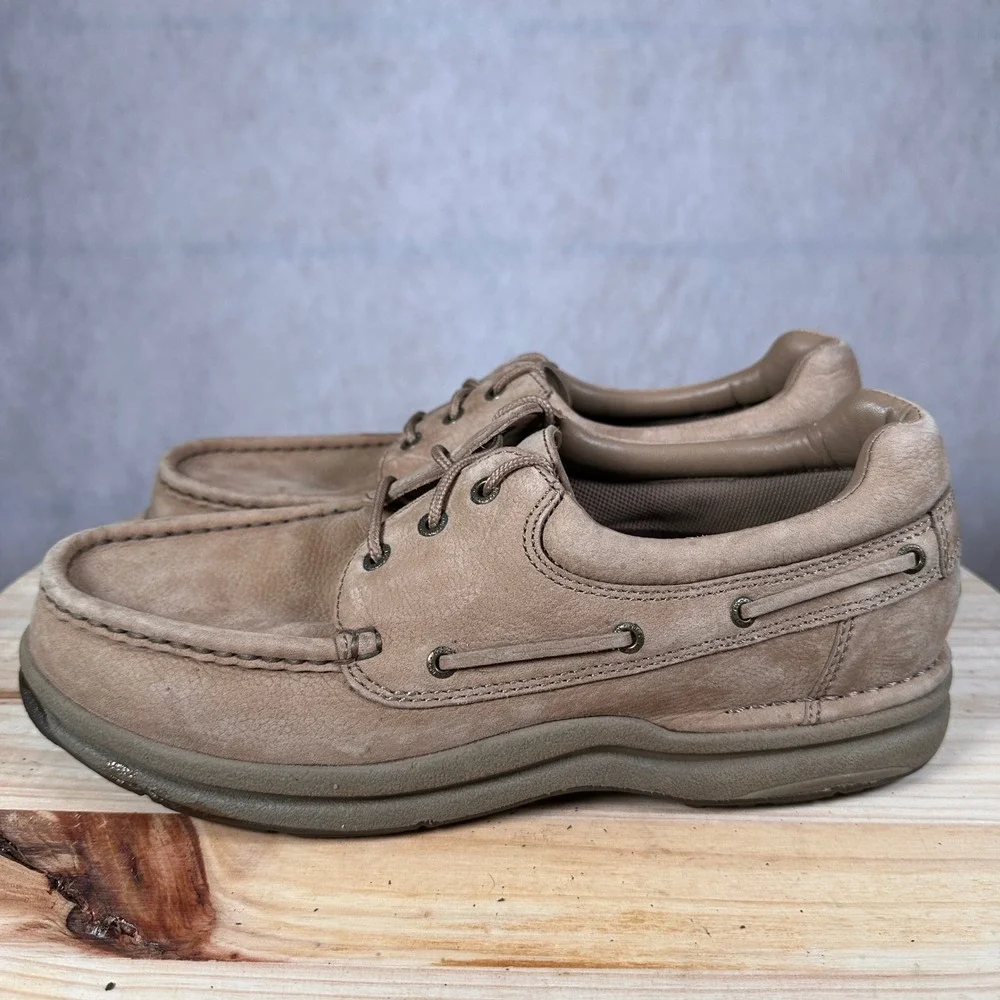 Rockport leather boat
